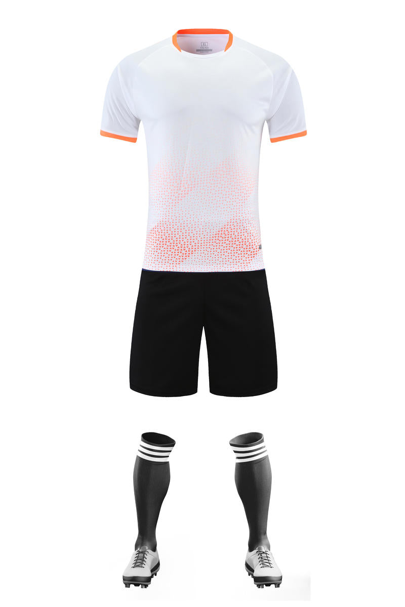 C5027 soccer training uniform - white front