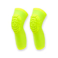 Youth Sports Knee Pads Long Neon Green