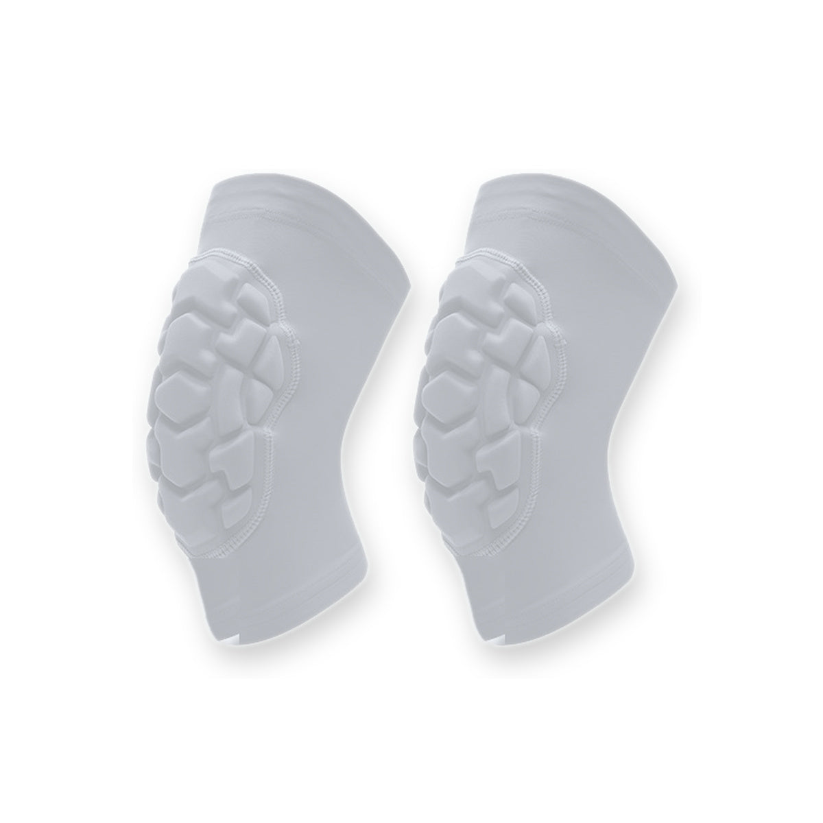 Youth Sports Knee Pads Short White